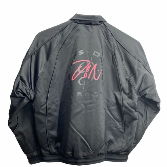 adidas x Damian Lillard Dame Dolla EXTPLY Jacket GU0180 (Black/Pink) - Picture 1 of 6